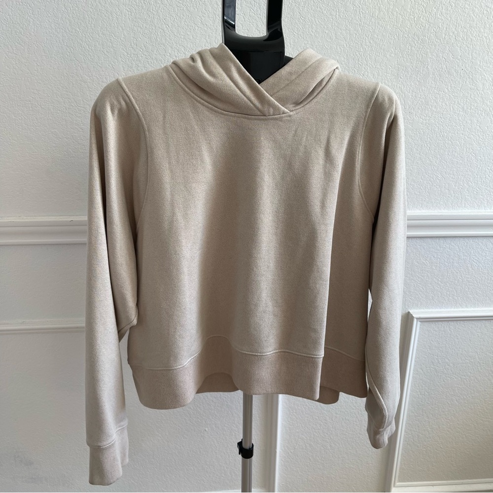 Lululemon Sparkling Cream and Gold Hoodie
